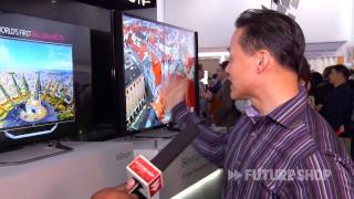 55quot 65quot 85quot OLED UTRA HD TV from LG  Future Shop  CES 2013 [upl. by Yelyac]