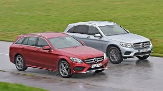 Mercedes Benz CClass Estate vs Mercedes Benz GLC [upl. by Azilef]