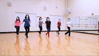 Fields of Athenry  Line Dance Dance amp Walk Thru [upl. by Lucrece375]