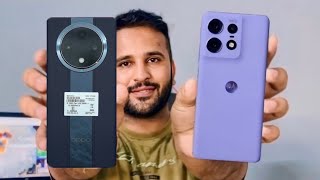 OPPO F27 Pro Plus Vs Moto edge 50 Pro Comparison  Camera  Battery  Gaming  Display Comparison [upl. by Ayerhs]