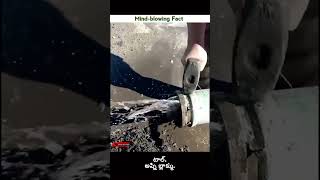 This is how they clean concrete pipe  knockout facts  shorts facts [upl. by Delmar705]