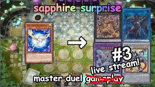 Stream replay YuGiOh Master Duel with Crystal Beasts amp Sapphire Surprise [upl. by Constant]