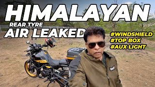 HIMALAYAN Rear Tyre Air Leakage Post Tubeless Conversion [upl. by Aneis]