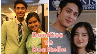 DonKiss vs DonBelle during Interview and performing [upl. by Aillicirp]