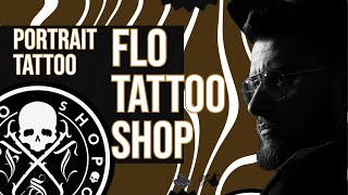 Il dessine un FLASH à partir de vos votes  FLO TATOO SHOP  GODERVILLE [upl. by Schild]