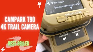 Campark T90 Trail Camera Review amp Setup  Campark 4K Lite Trail Camera 24MP WiFi Bluetooth Test [upl. by Ordep]