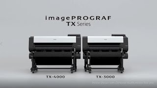 Canon imagePROGRAF TX Series One Minute Indepth Video [upl. by Sille]