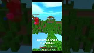 Free client vs Blocksmc Skywars [upl. by Norrie106]