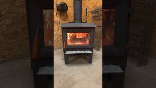 First burn in the vogelzang wood stove [upl. by Garnes896]