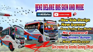 New nepali benz deluxe bus mode and skin download now no password ♥️ [upl. by Hakilam]