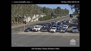 Old Windsor Road at Abbott Road  2023Dec16  Australia [upl. by Scarlet]