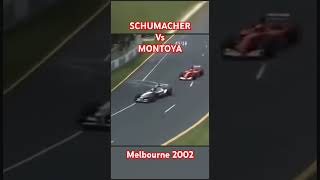 Schumacher Vs Montoya  Melbourne 2002 F1 [upl. by Bernadina83]