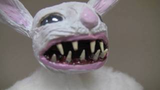 quotClyde The Angry Bunnyquot  OOAK Art Doll Sculpted by Amy DeCaro [upl. by Hilario]