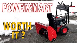 PowerSmart Snowblower 24 Inch Review [upl. by Stephenson]