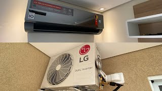 Instalação de LG Dual Inverter Artcool [upl. by Grannias250]