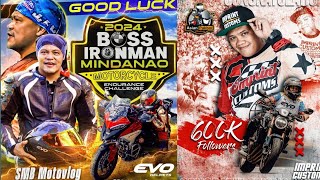 SMB MOTOVLOG ASIAN PAKBOI 2024 BOSS IRONMAN MINDANAO MOTORCYCLE ENDURANCE CHALLENGE [upl. by Eirrek]