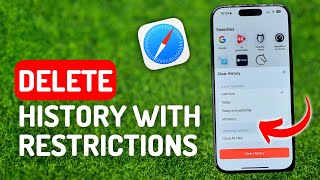 How to Delete Safari History With Restrictions [upl. by Narmak310]