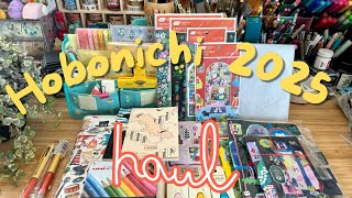 Hobonichi 2025 Haul So Obsessed [upl. by Noryt]