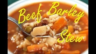 How to Make Beef Barley Stew  The Frugal Chef [upl. by Dexter]