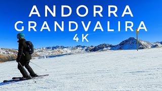 Andorra Grandvalira Skiing 2024  4K UHD [upl. by Lowenstein527]