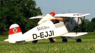 Bücker Jungmeister  60 Scale  Moki 400ccm  Maiden [upl. by Arlo]