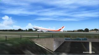 Wardair 747200 LeedsBradford Airport FSX [upl. by Dej]