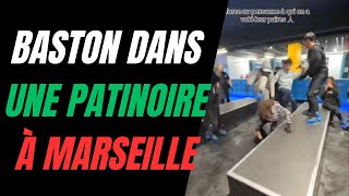 GROSSE BASTON DANS UNE PATINOIRE À MARSEILLE POUR DES VOLS DE CHAUSSURES [upl. by Kit]