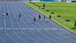 Chloe 2024 IPSHA 8yo 100m girls final [upl. by Masry]