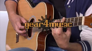 Thinline Electro Acoustic Guitar by Gear4music [upl. by Packston]