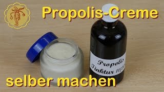 Propolis Gesichtscreme gegen unreine Haut selber machen [upl. by Mokas636]