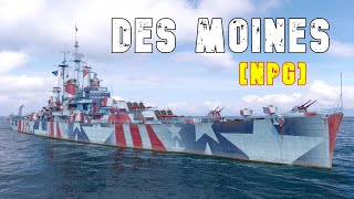 World of WarShips Des Moines  2 Kills 280K Damage [upl. by Anitsenre]