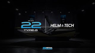 22 TypeS Helm  ATX Surf Boats Virtual Experience [upl. by Ahsinut722]