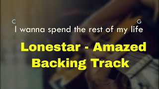 Lonestar  Amazed Backing Track in G [upl. by Nedra671]