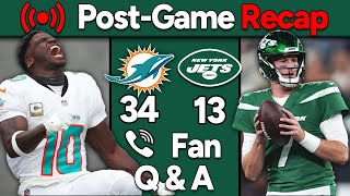 BLACK FRIDAY BLUES  PostGame Recap  Miami Dolphins vs New York Jets [upl. by Bartlet]