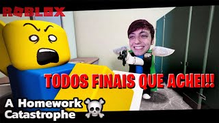 LEEP JOGANDO HOMEWORK CATASTROPHE  TODOS FINAIS  GAMEPLAY PT BR [upl. by Hedvige]