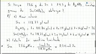 Estequiometría cuarta parte [upl. by Iams]