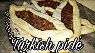 Turkish Pide Recipe By Luxuries CookingWithout Oven [upl. by Charie]