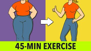 41Minute Combined Exercises to Lose Weight  fullbody burn [upl. by Ahsropal]