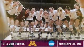 Gopher Volleyball 2016 NCAA Tournament Hype Video [upl. by Dino]