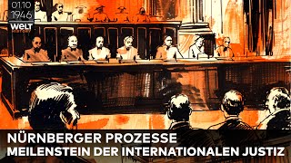 1 Oktober 1946 Seltene Aufnahmen  Die Nürnberger Prozesse gegen NSKriegsverbrecher [upl. by Ianthe]