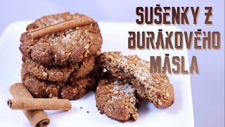 Sušenky z burákového másla  Peanut butter cookies recipe [upl. by Finley]