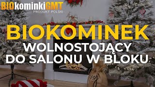 Biokominek wolnostojący do salonu w bloku [upl. by Iznik]