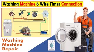 how to repair washing machine at home  washing machine wiring  MCCenter [upl. by Jerrie]