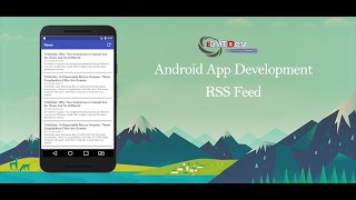 Android Studio Tutorial  RSS Reader [upl. by Bennir]