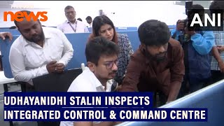 Tamil Nadu Deputy Chief Minister Udhayanidhi Stalin inspects Integrated Control amp Command Centre [upl. by Ainotal]