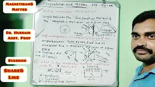 Magnetism amp Matter By DrHussain [upl. by Swihart307]