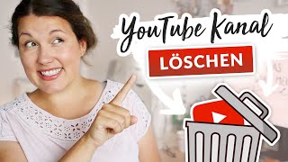 YouTube Kanal löschen 2023 Schritt für Schritt Anleitung [upl. by Eycats]