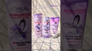 LOreal Paris Hyaluronic Acid Range 💟  notsponsored hair [upl. by Refenej]