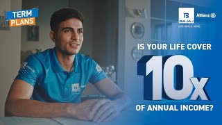 Do you have 10x Life Cover  Bajaj Allianz Life Term Plans [upl. by Aleacin]