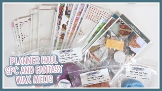 Collective Planner Haul  Scribble Prints Co and Fantasy Wax Melts [upl. by Manley]